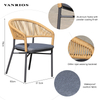Hot Sell Good Quality Garden Dining Chair for Project (MB4125)