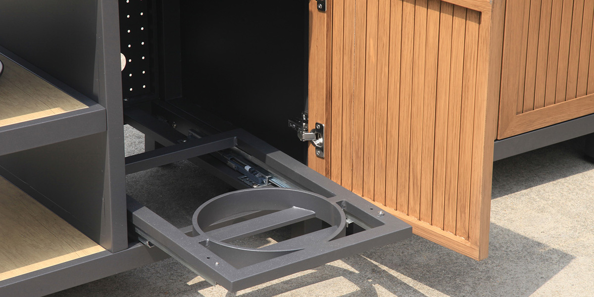 High Quality Waterproof Outdoor Kitchen with Grill And Fridge (KC-14B)