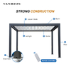 Motorized Louvre Waterproof Alumium Pergola (PG-01)