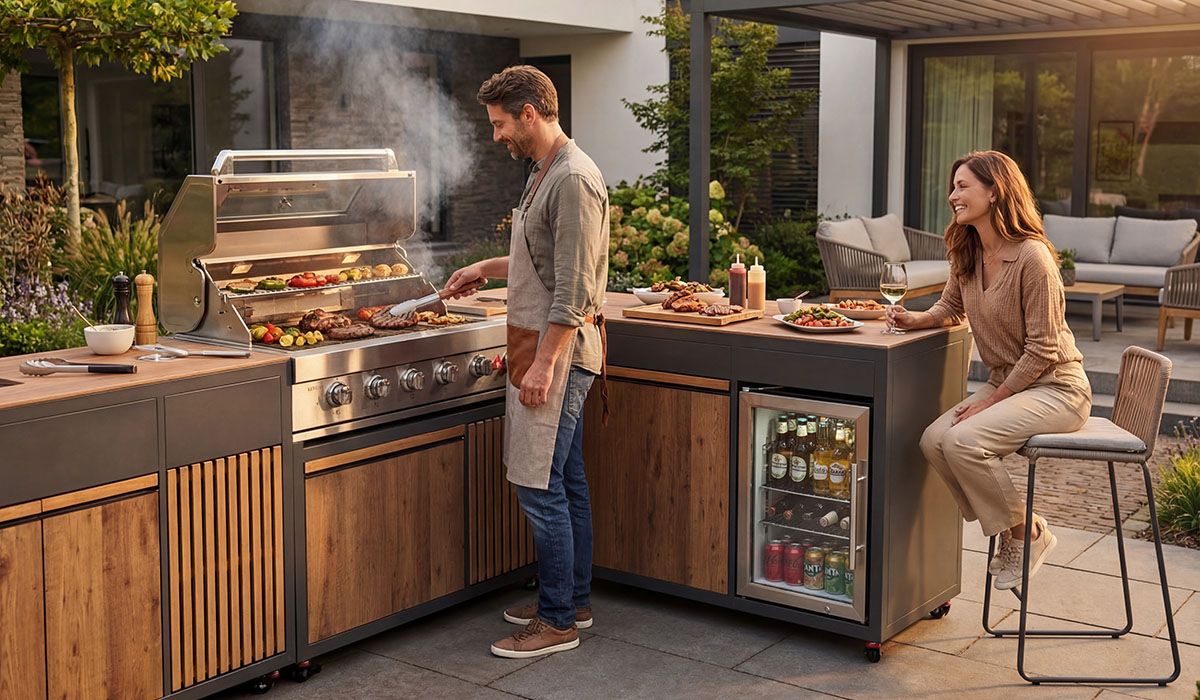 Custom Aluminum Modular Outdoor Kitchen (KC-16)