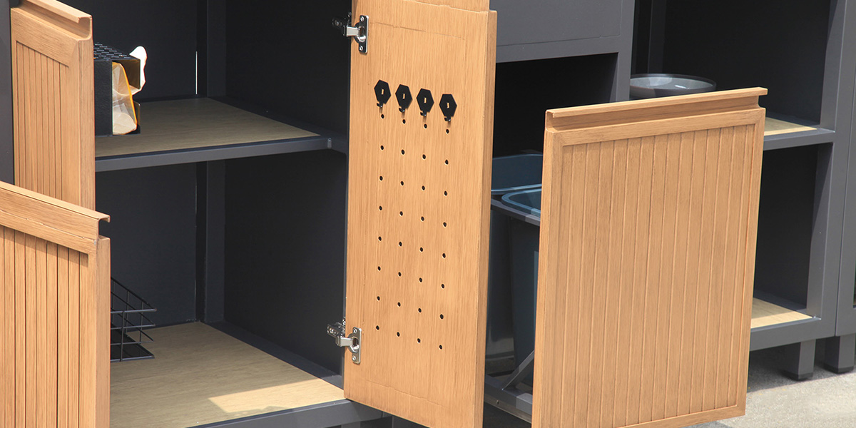 High Quality Waterproof Outdoor Kitchen with Grill And Fridge (KC-14B)