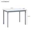 Modern Aluminum Slat Top Bar Table (BT059)