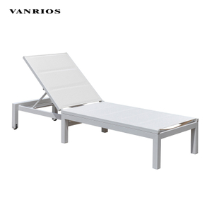 Retractable Sun Lounger with Wheels (MB4108)