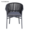 Aluminium Wicker Chair with Cushion (MB4161)