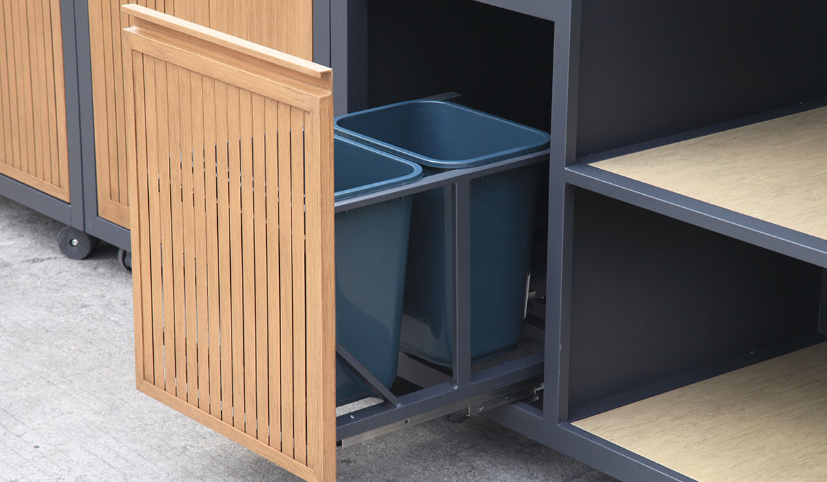 High Quality Waterproof Outdoor Kitchen with Grill And Fridge (KC-14B)