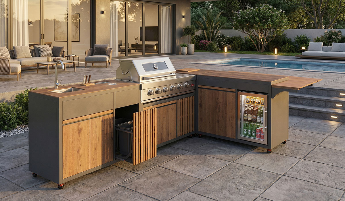 Custom Aluminum Modular Outdoor Kitchen (KC-16)