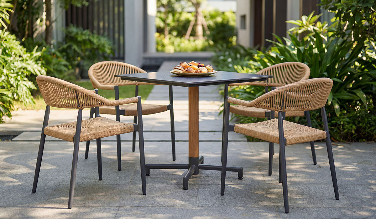 Commerical Wicker Aluminum Chair ( MB4170)