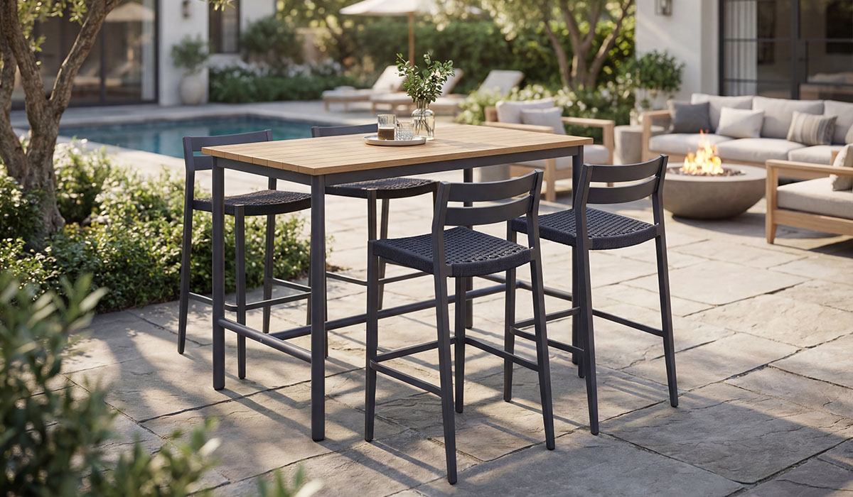 Outdoor Furniutre Aluminum Bar Table for Garden（BT-07)