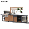High Quality Waterproof Outdoor Kitchen with Grill And Fridge (KC-14B)