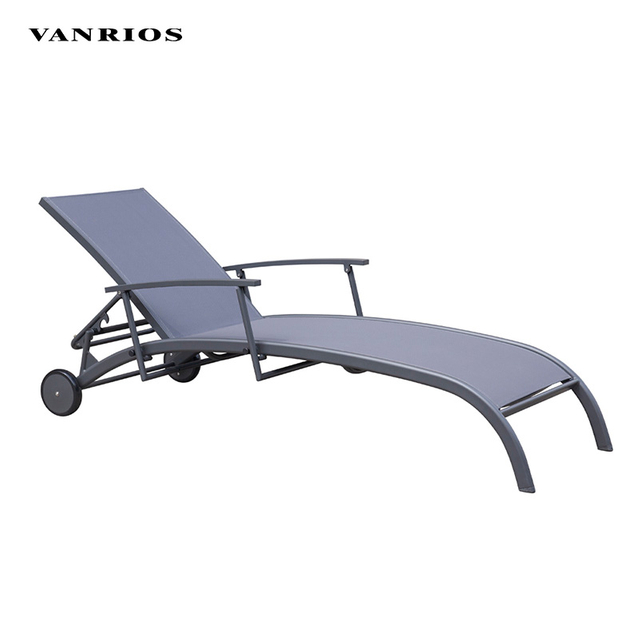 Wholesale Outdoor Aluminum Sun Lounger (MB4110)