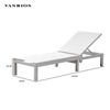 Retractable Sun Lounger with Wheels (MB4108)