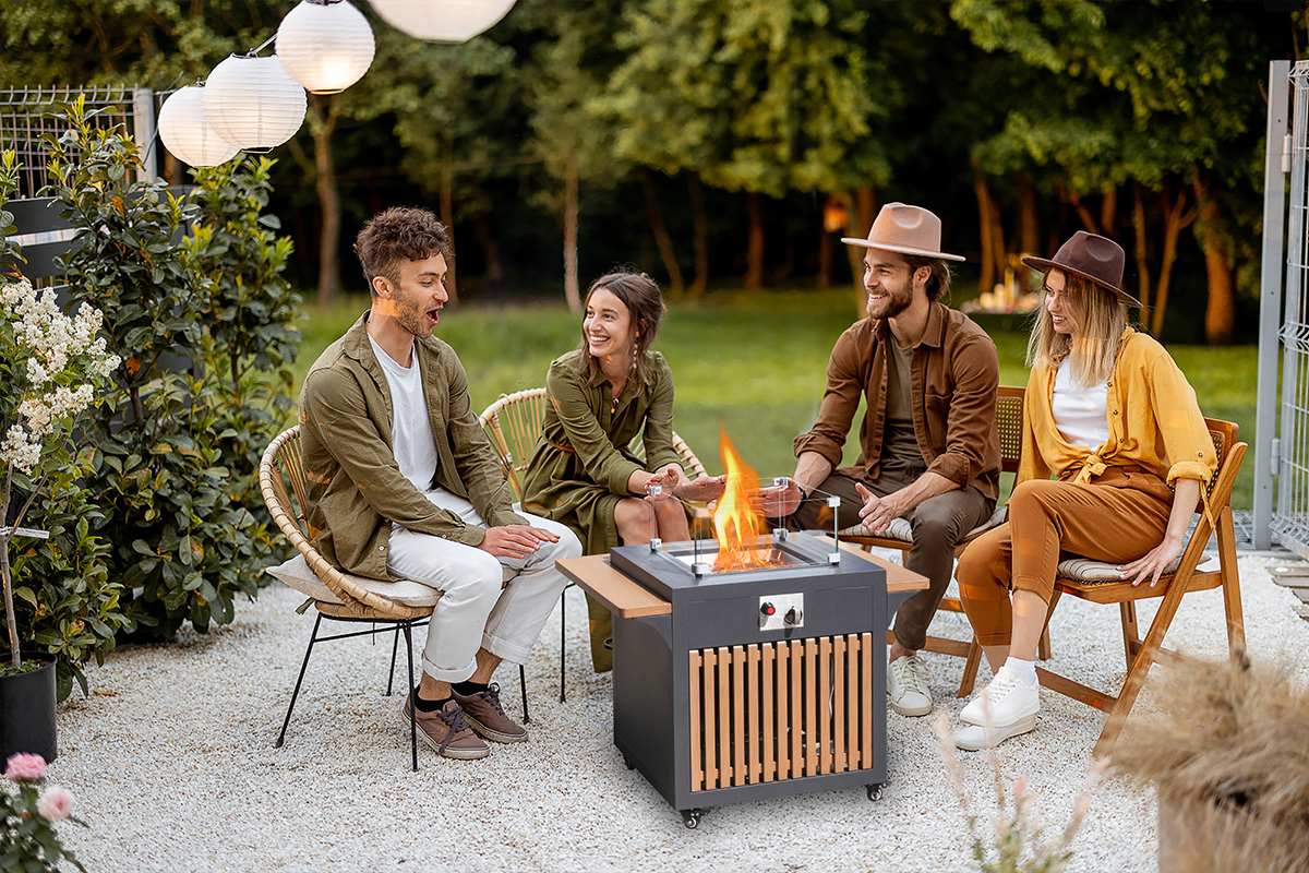 Aluminum Firepit Table Manufacturer （FP-02)