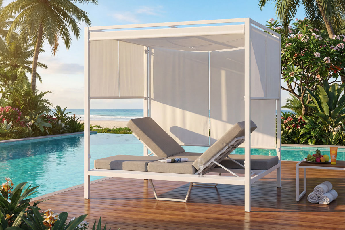 Outdoor Commerical Double Daybed (DB-06)