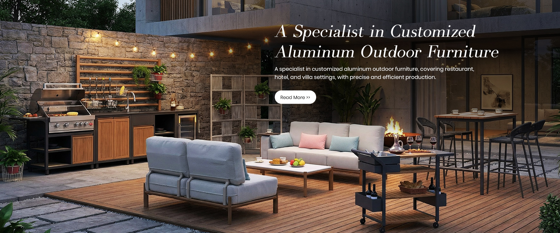 A Specialist in Customized Aluminum Outdoor Furniture