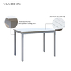 Modern Aluminum Slat Top Bar Table (BT059)
