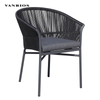 Aluminium Wicker Chair with Cushion (MB4161)