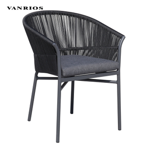 Aluminium Wicker Chair with Cushion (MB4161)