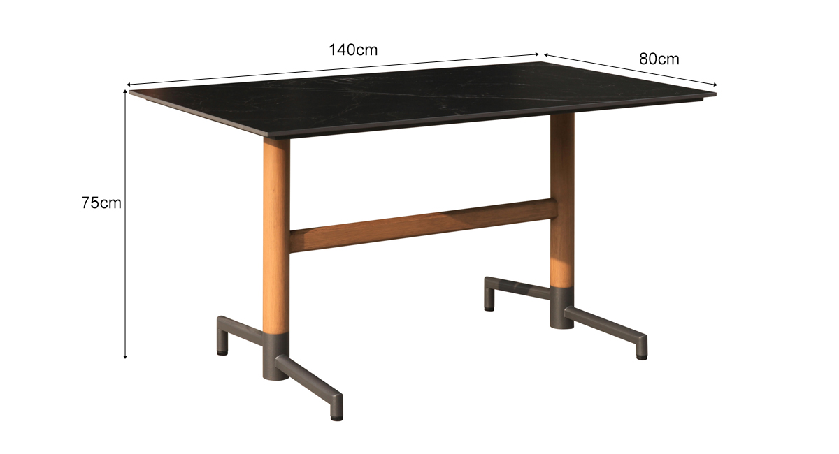 New Style Factory Direct Outdoor Dining Table Set (CT075)