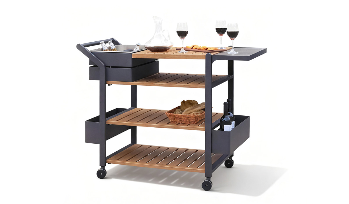 Aluminum Outdoor Dining Trolley (DC-03)