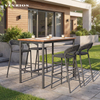 Outdoor Furniutre Aluminum Bar Table for Garden（BT-07)