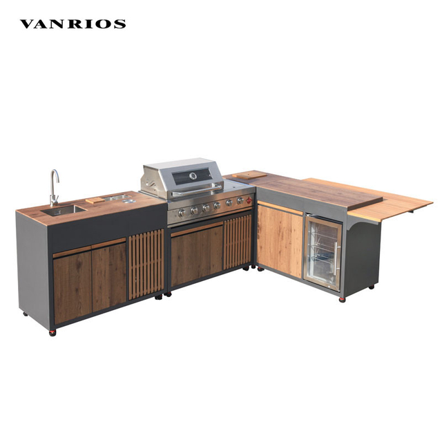 Custom Aluminum Modular Outdoor Kitchen (KC-16)