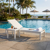 Retractable Sun Lounger with Wheels (MB4108)