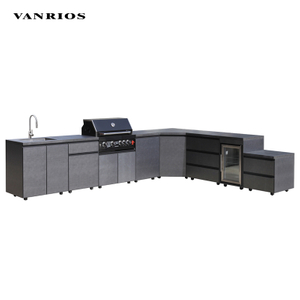 Modern Alumnium Outdoor Kitchen for Garden, hotel, project (KC-12)