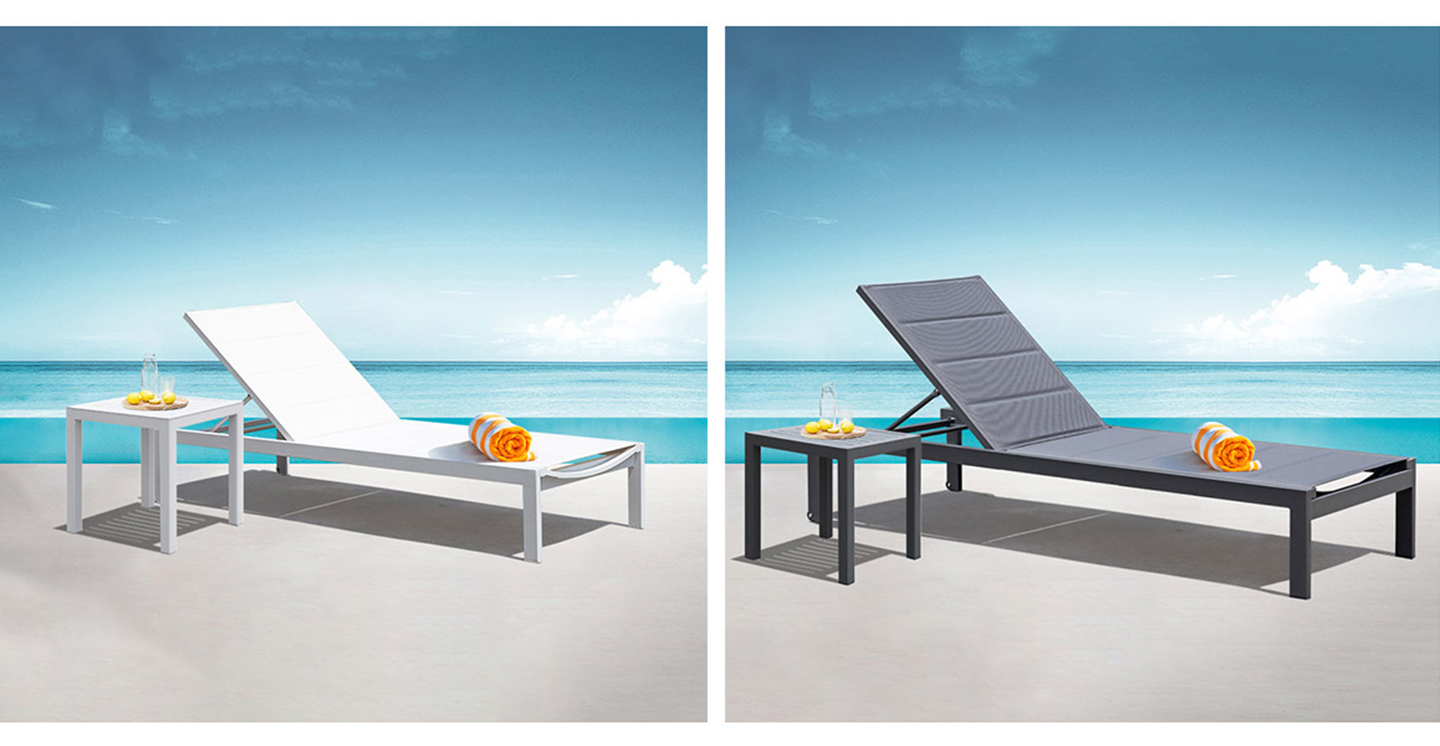 Hot Sell Aluminum Sun Lounger for Swimming Pool (MB4090)