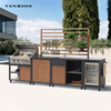 High Quality Waterproof Outdoor Kitchen with Grill And Fridge (KC-14B)