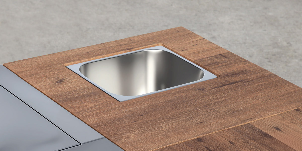 Custom Aluminum Modular Outdoor Kitchen (KC-16)
