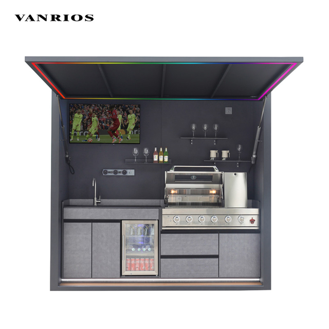 Waterproof Alunimum Outdoor Kitchen Shed (SHED-01)
