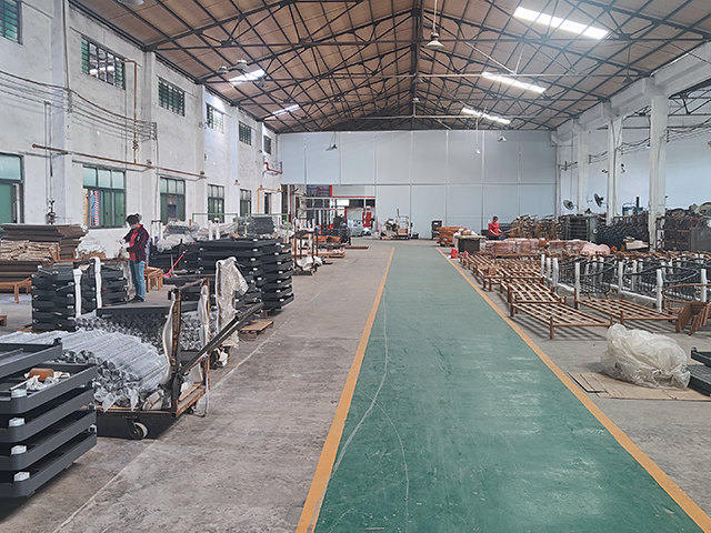 Aluminum outdoor kitchen production facility interior