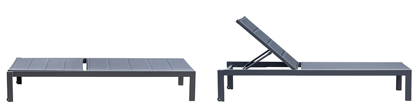 Hot Sell Aluminum Sun Lounger for Swimming Pool (MB4090)