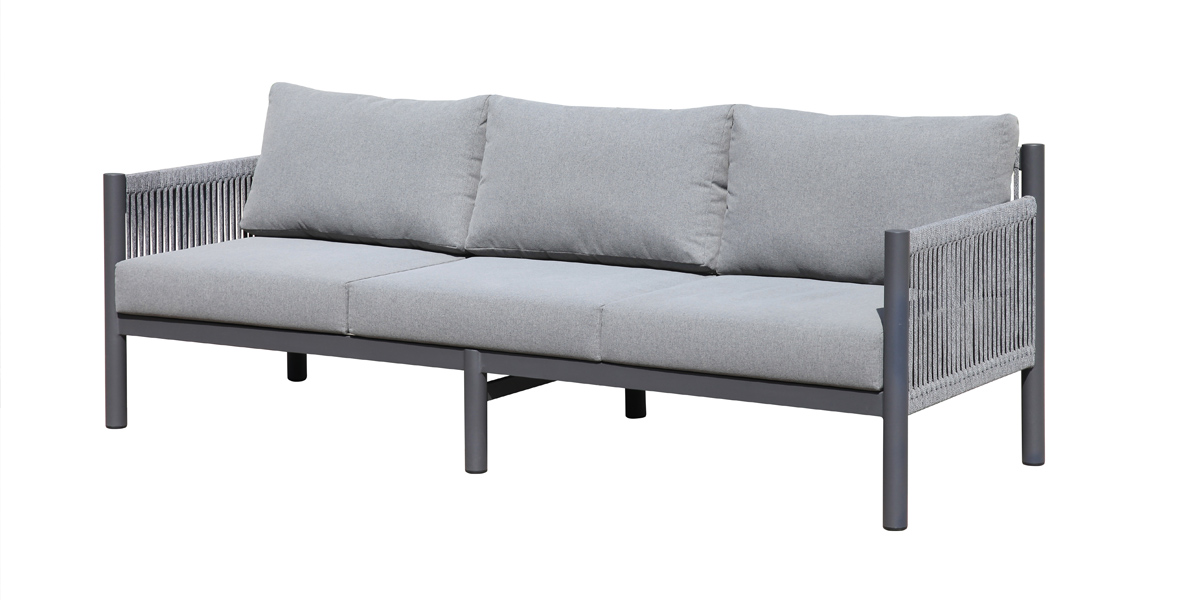 Aluminum Sofa Set Weaving with Rope for Garden, Villa (SF3094)