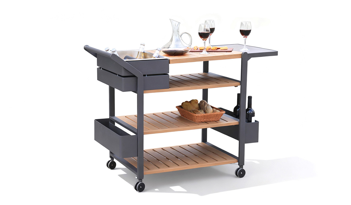 Aluminum Outdoor Dining Trolley (DC-03)