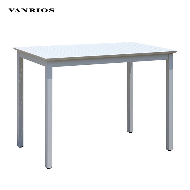 Modern Aluminum Slat Top Bar Table (BT059)