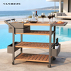 Aluminum Outdoor Dining Trolley (DC-03)