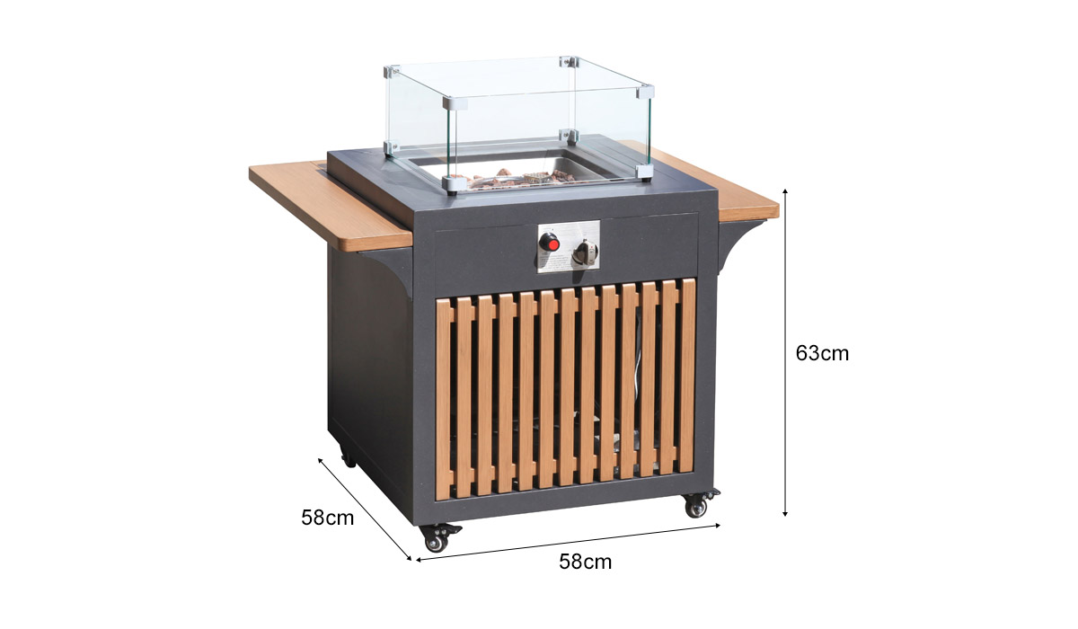 Aluminum Firepit Table Manufacturer （FP-02)