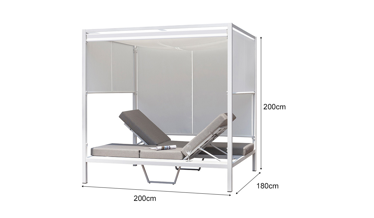 Outdoor Commerical Double Daybed (DB-06)