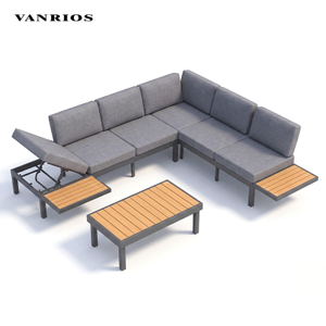 Modern Luxury Modular Outdoor Aluminum Garden Sofa Set - Weatherproof Patio Couch for Villa & Hotel GF2231