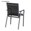 Corrosion-Resistant Stackable Outdoor Party Chair with Lightweight Aluminum Frame