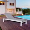 UV Resistant Heavy Duty Outdoor Aluminum Frame Sling Sun Lounge Chair for Hotel Pool and Resort MB4081