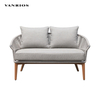 Corrosion-Resistant Powder-Coated Aluminum Patio Lounge Sofa Set GF2217