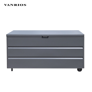 Waterproof Stainless Steel Outdoor Storage Box Cushion Cabinet GC-03
