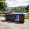 Multi Burner Stainless Steel Outdoor Kitchen Island BBQ Grill KC-25-411