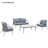 Low-Maintenance Modular Aluminum Patio Sectional Furniture Set for Contract Projects GF2225