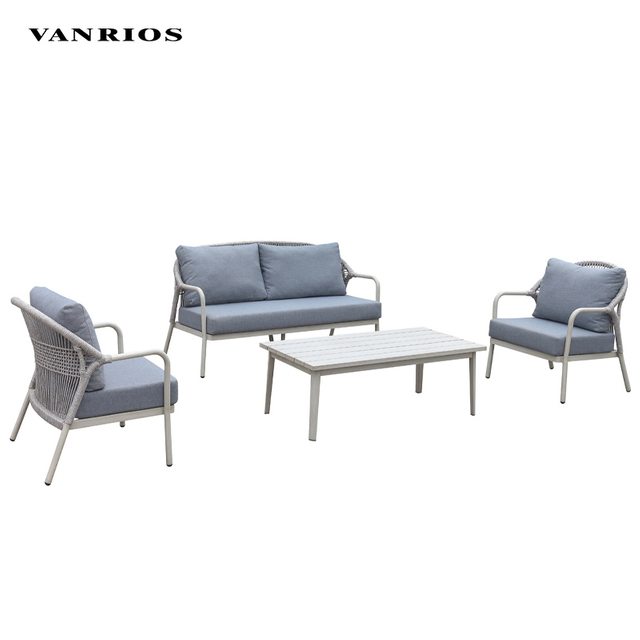 Low-Maintenance Modular Aluminum Patio Sectional Furniture Set for Contract Projects GF2225