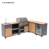 Customizable Aluminum Modular Outdoor Kitchen Cabinet System with Sink KC-14