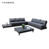 Weather-Resistant Powder-Coated Aluminum Outdoor Modular Sectional Sofa Set