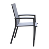 Space-Saving Stackable Commercial Outdoor Chair with Aluminum Frame